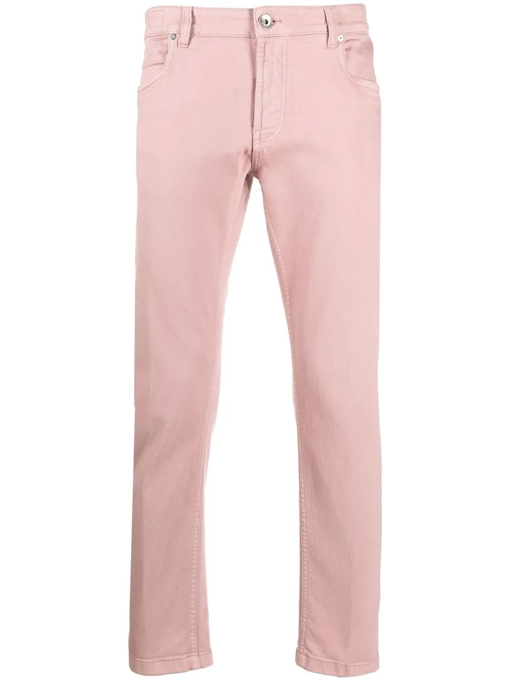 

Eleventy mid-rise slim-fit jeans - Pink