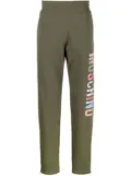 Moschino logo-print track pants - Green