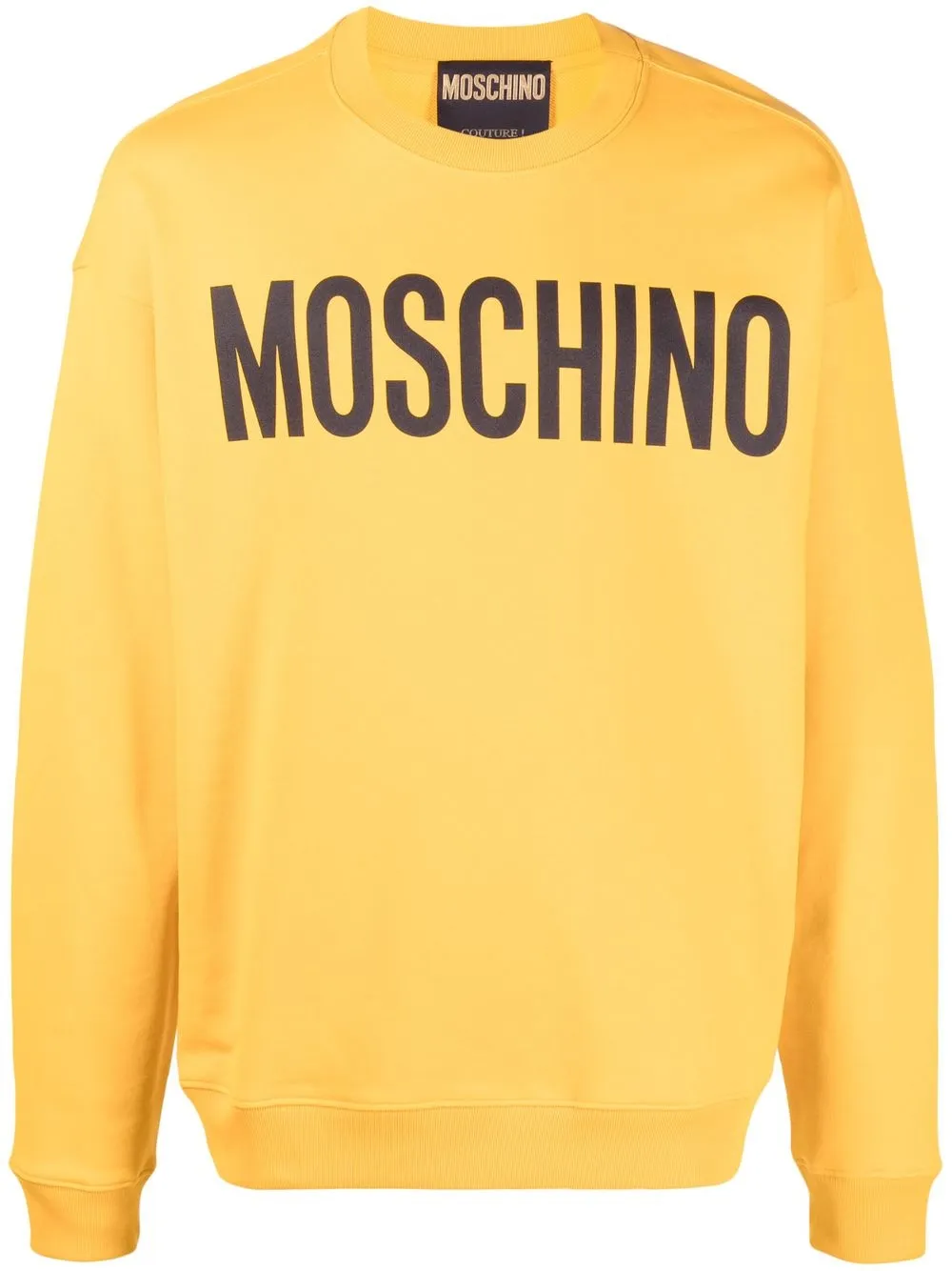 

Moschino logo-print crew-neck sweatshirt - Yellow