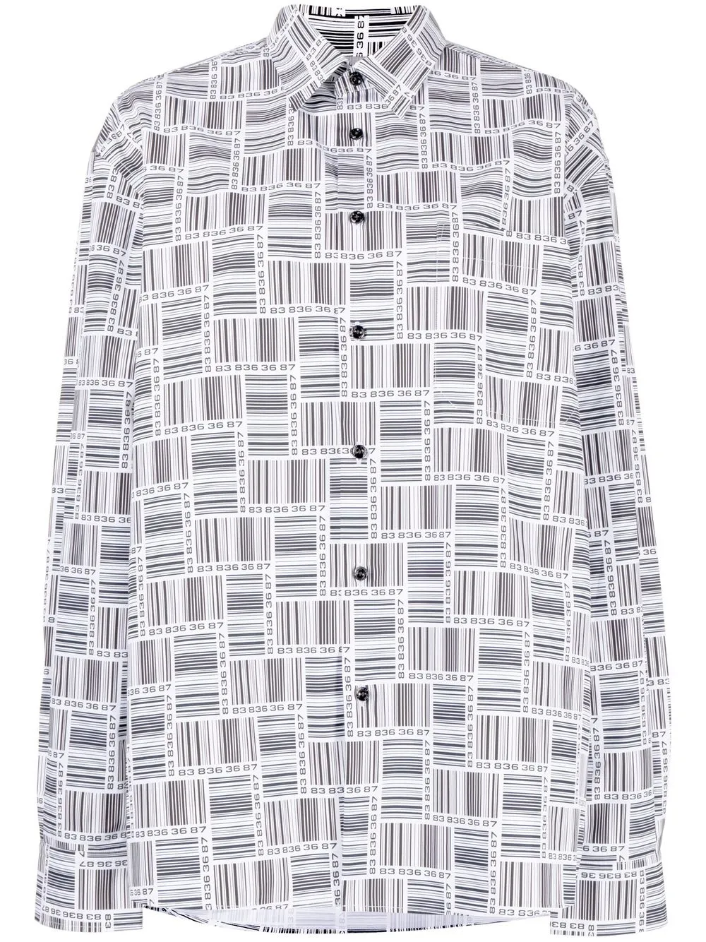 

VTMNTS camisa con estampado gráfico - Blanco