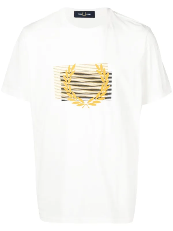 Fred Perry logo-print T-shirt - Farfetch