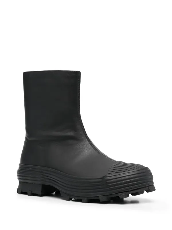 CamperLab レザーアンクルブーツ | ブラック | FARFETCH JP