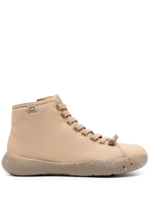 Camper side zip-fastening high-top sneakers