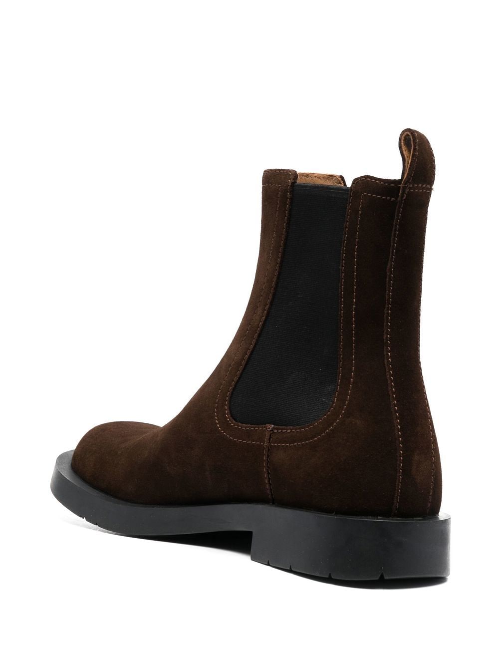 Shop Camper Elasticated Side-panel Detail Boots In Brown