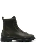 Camper lace-up leather boots - Green