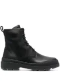 Camper lace-up leather boots - Black