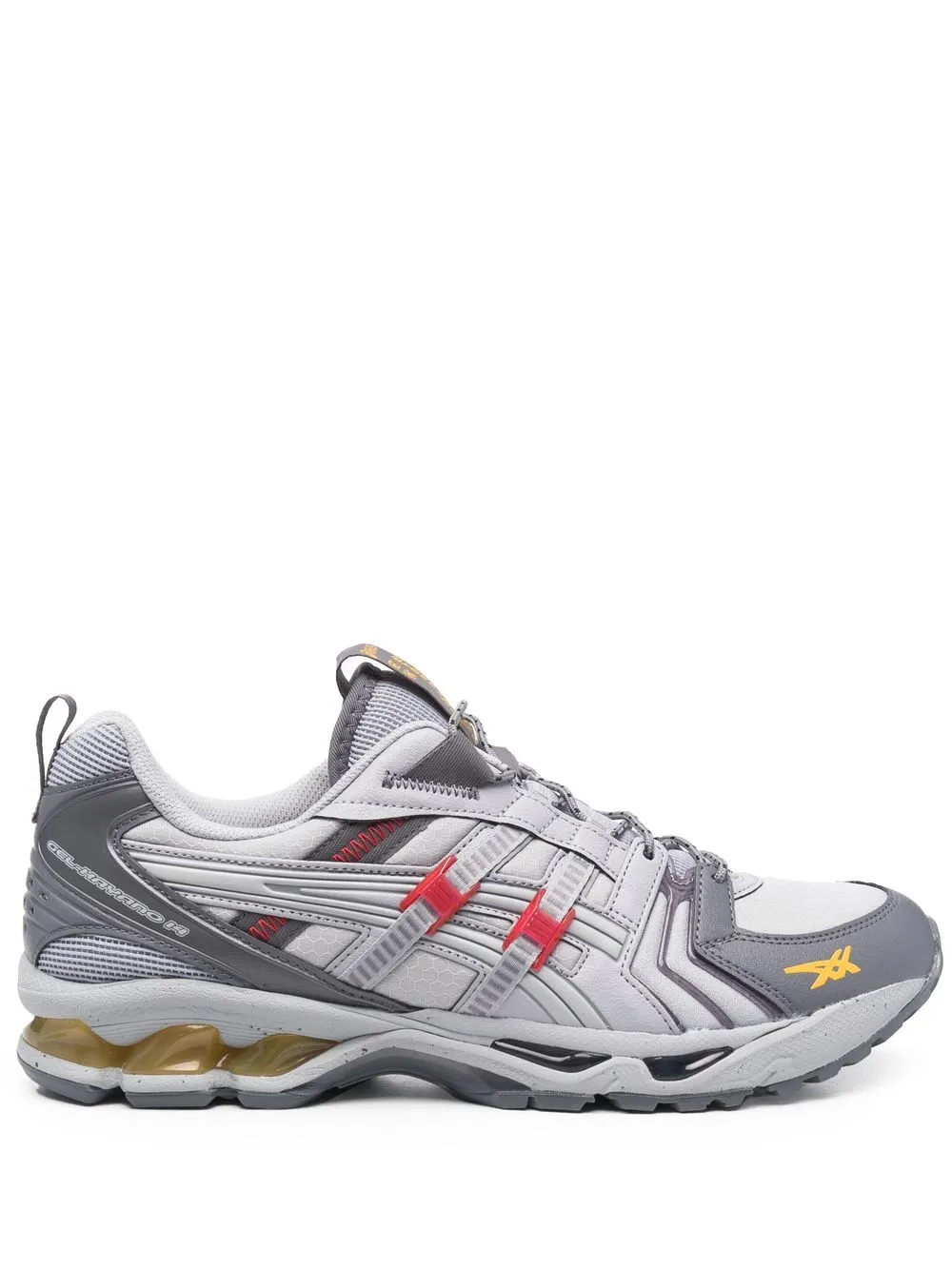 

ASICS tenis con logo estampado lateral - Gris