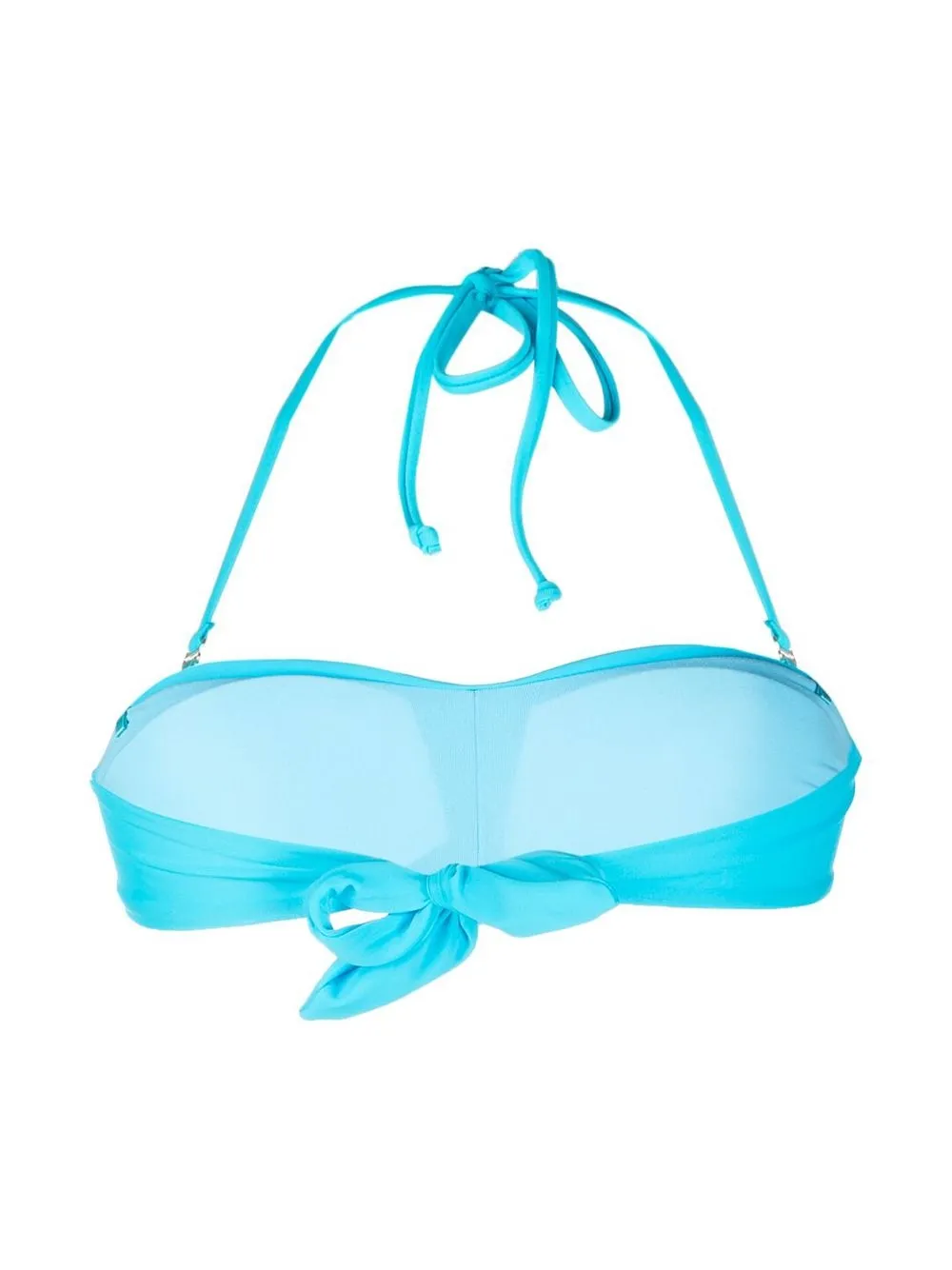  Chiara Ferragni Bandeau Bikinioberteil Mit Augen   Blau 
