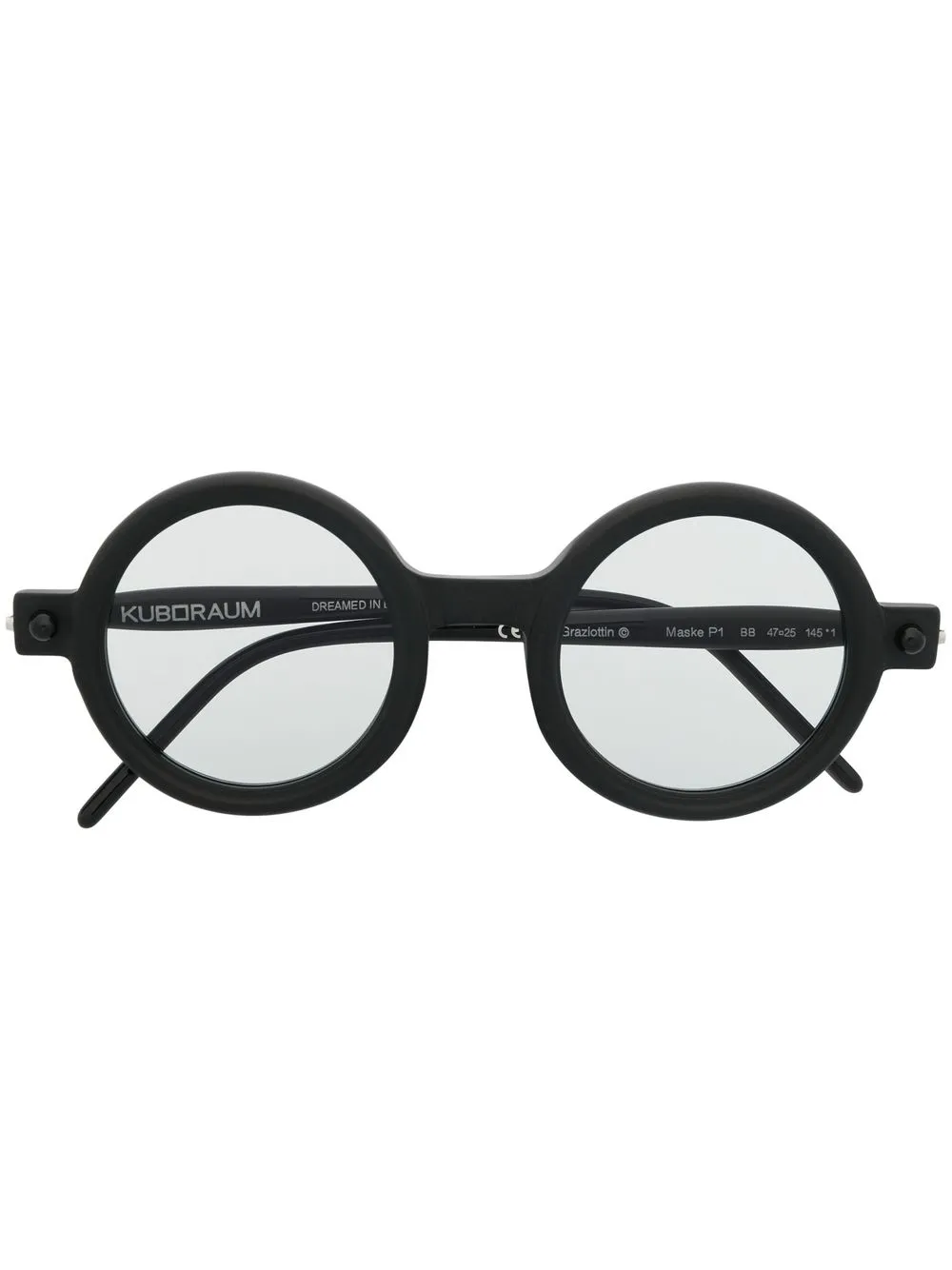 

Kuboraum round-frame sunglasses - Black