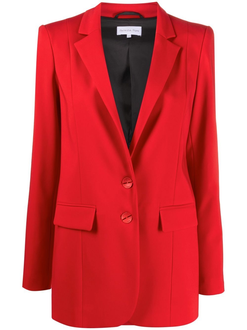 

Patrizia Pepe blazer de vestir con botones - Rojo