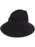 Patrizia Pepe wide-brim felt hat - Black