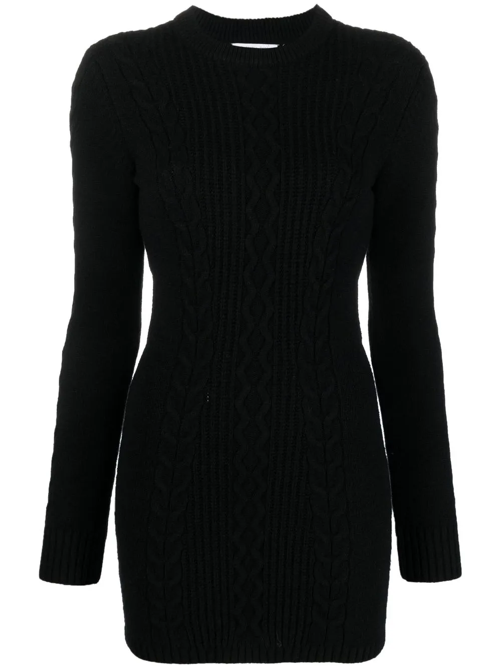 

Patrizia Pepe cable-knit backless dress - Black