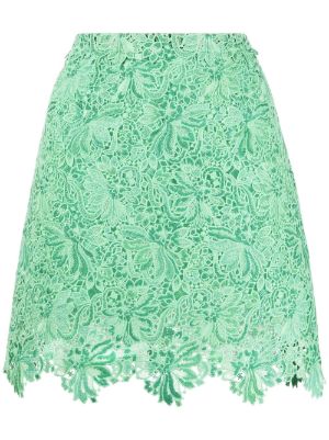 teal lace skirt