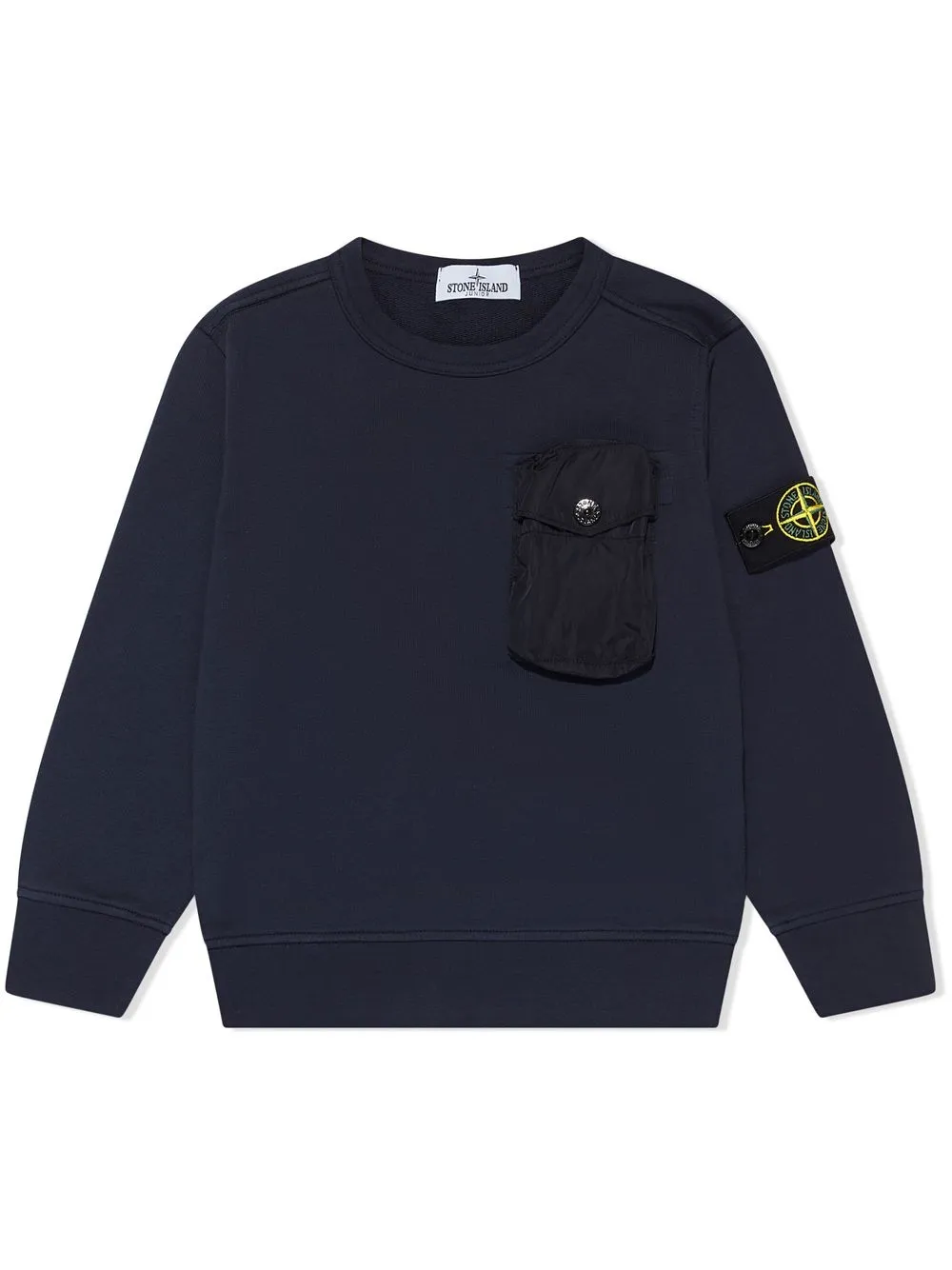 

Stone Island Junior sudadera con distintivo de brújula - Azul