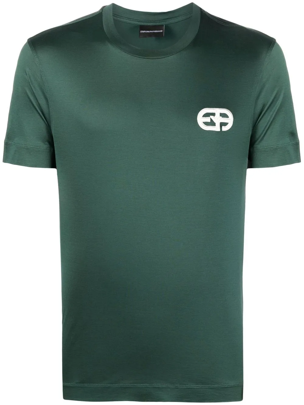 

Emporio Armani logo-print short-sleeve T-shirt - Green