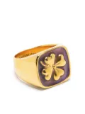 Goossens Talisman clover signet ring - Gold