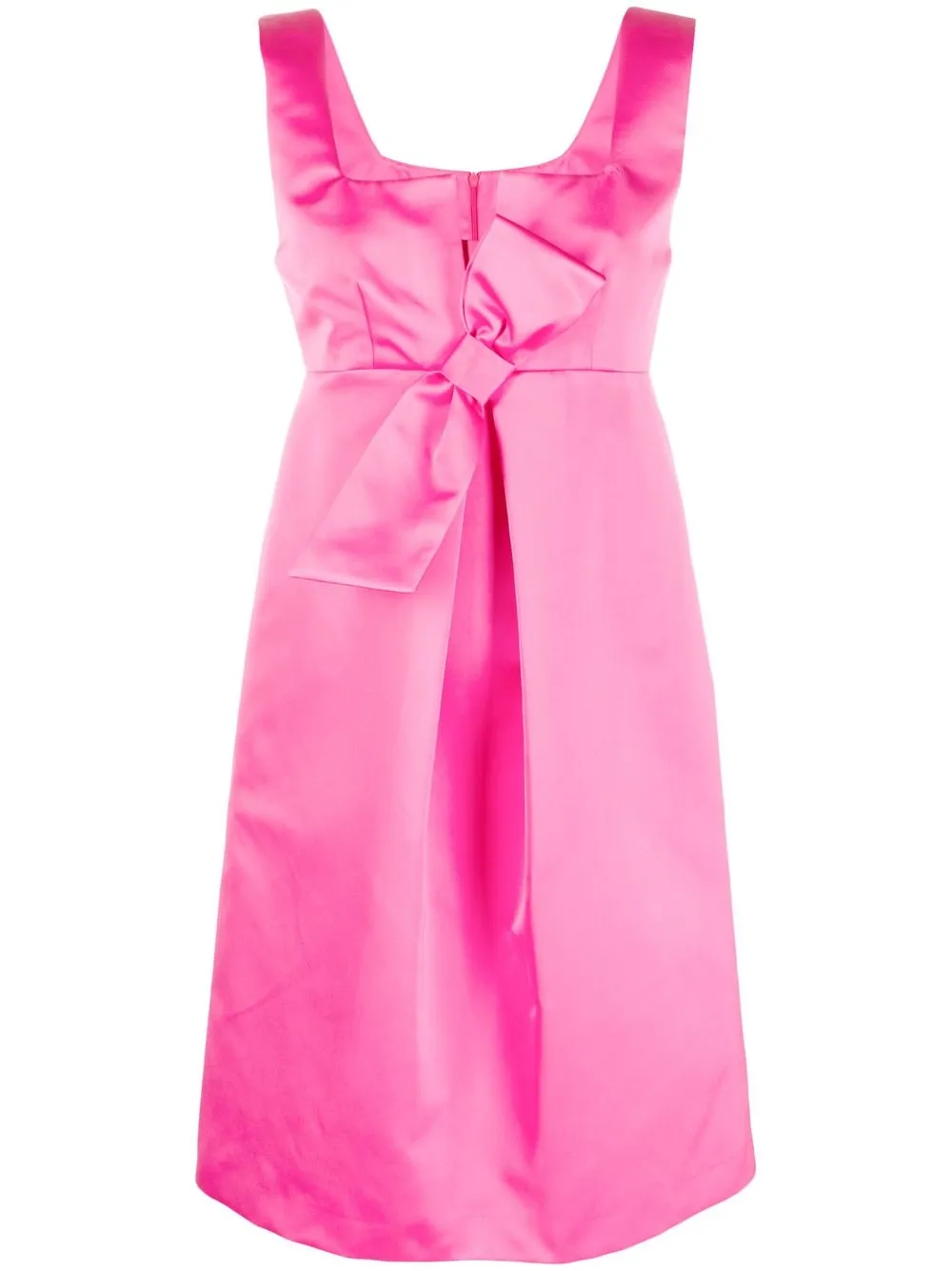 

P.A.R.O.S.H. bow-detailed satin dress - Pink