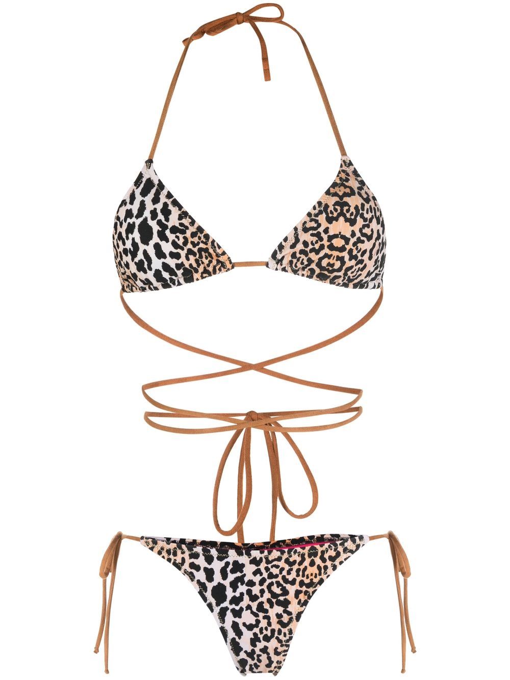 Reina Olga Miami Leopard Print Bikini - Farfetch