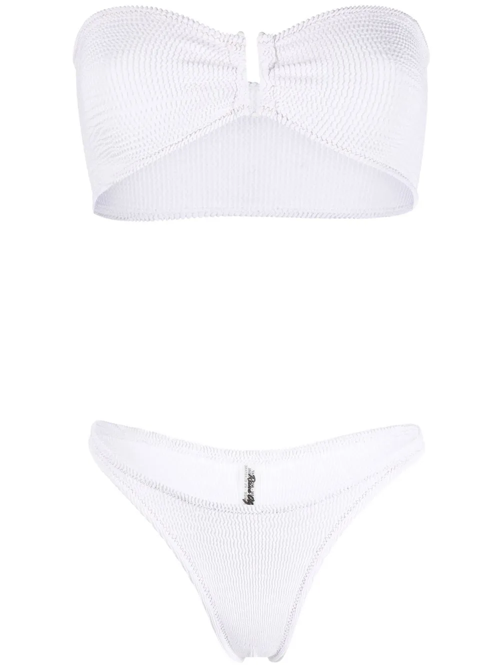 

Reina Olga Ausilia bandeau bikini - White