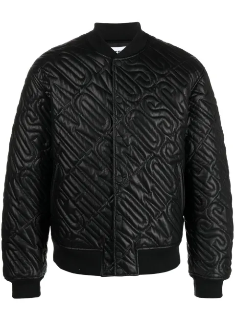 quilted bomber jacket