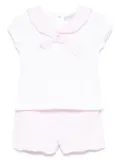 Patachou cotton shorts set - White