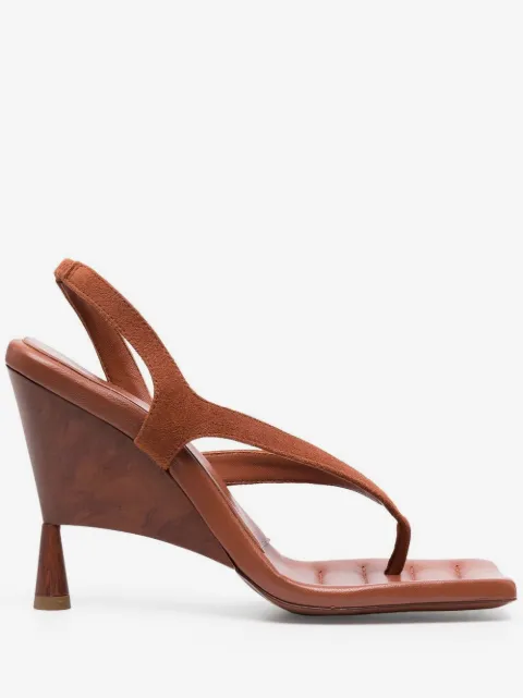 GIABORGHINI Rose slingback sculpted sandals 
