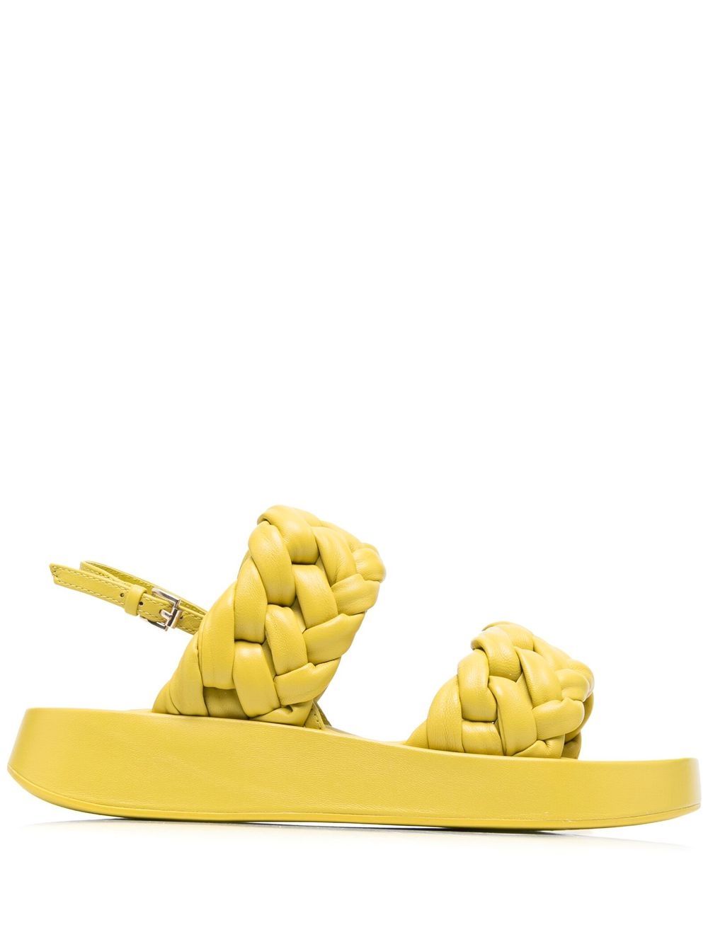 

Ash Voyage braid-strap sandals - Yellow