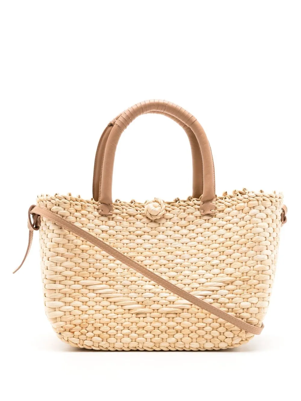 Nannacay Eneida Interwoven Tote Bag In Neutrals