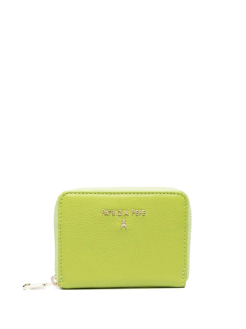 Patrizia Pepe Essential Logo-plaque Purse In 绿色