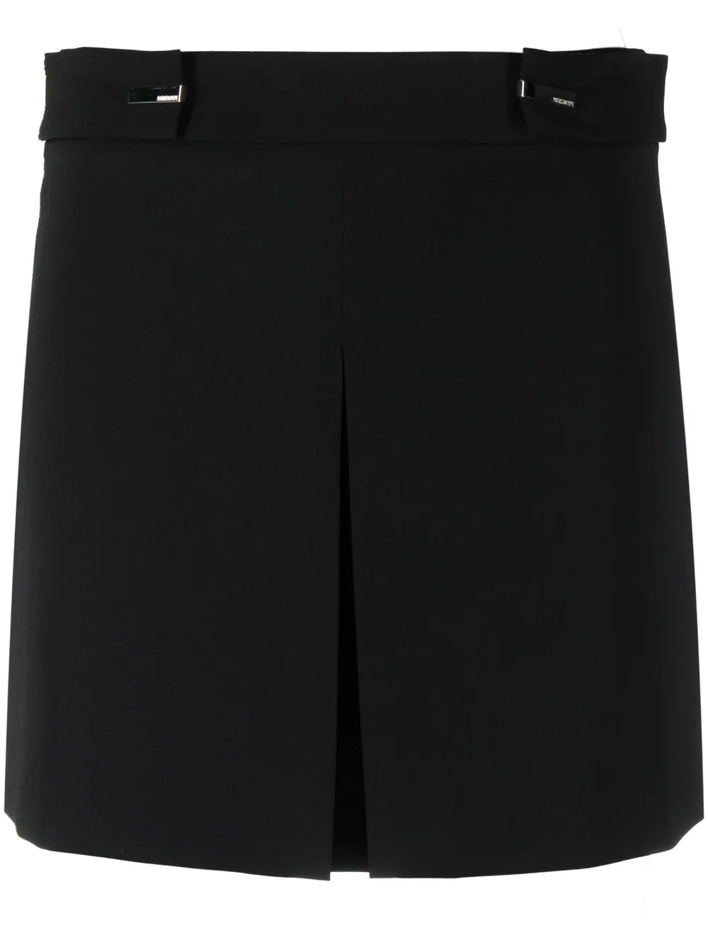 

Patrizia Pepe front-slit A-line miniskirt - Black