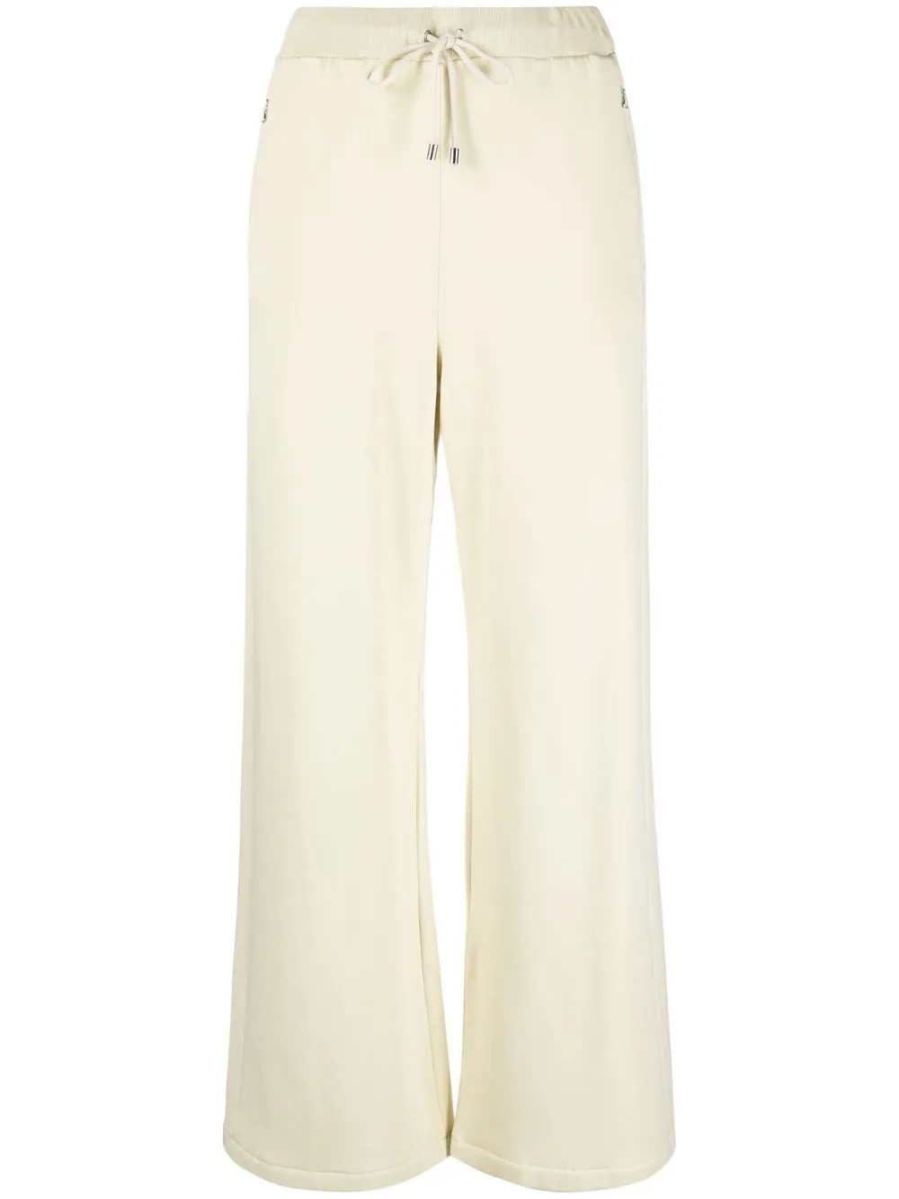 

Patrizia Pepe pantalones anchos con cordones - Blanco