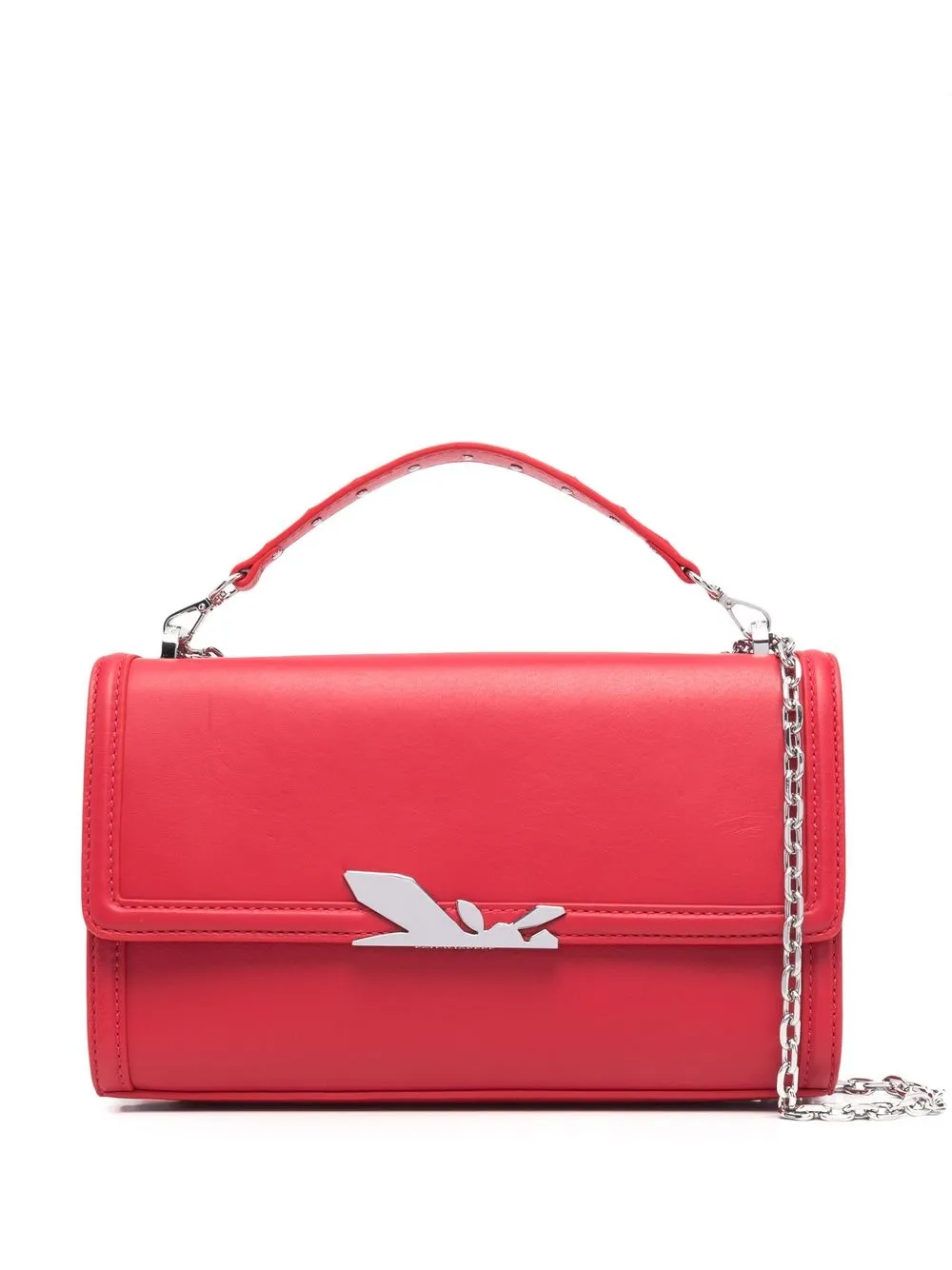 

Patrizia Pepe bolsa crossbody Essential pequeña - Rojo