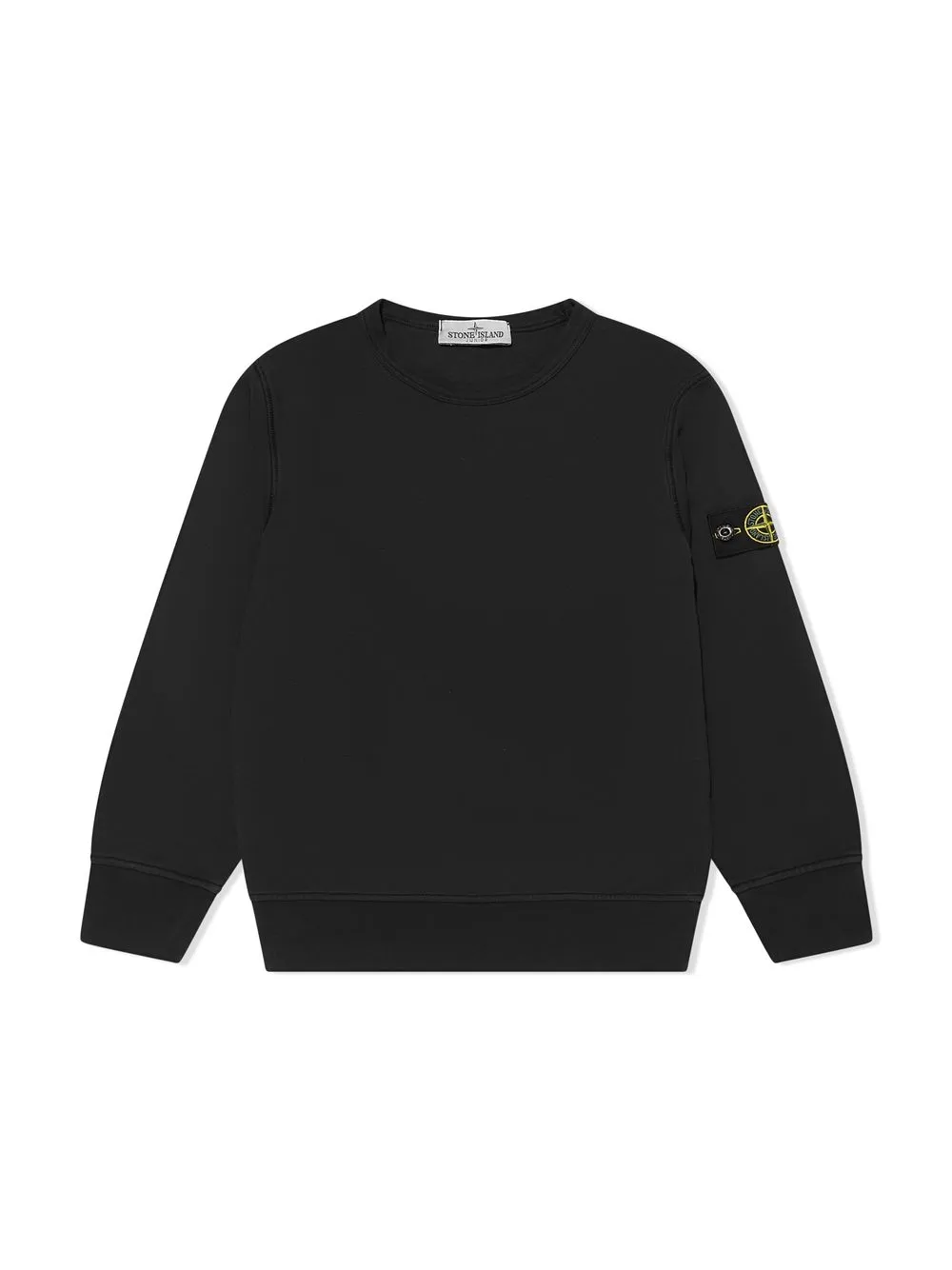 Stone Island Teen Compass Tracksuit Set In Black