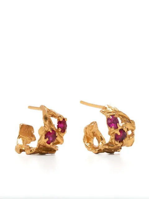 LOVENESS LEE Dila ruby earrings