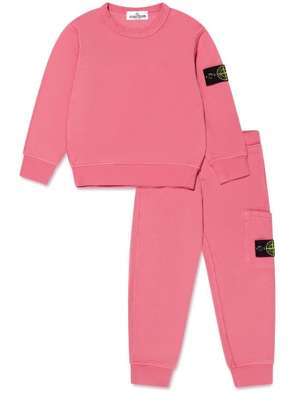 pink stone island set