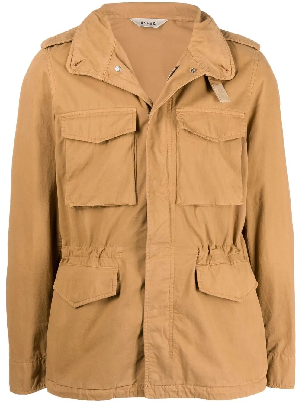 

ASPESI concealed hood military jacket - Neutrals