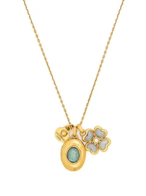 Goossens Talisman secret-locket pendant necklace