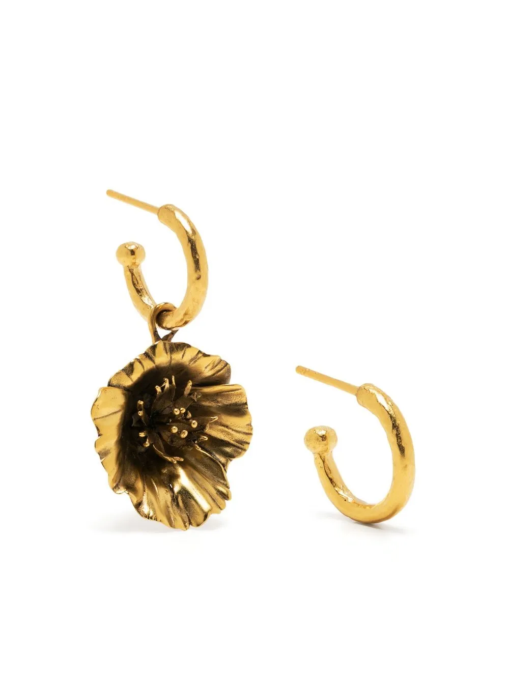 

Goossens aretes Talisman con motivo floral - Dorado