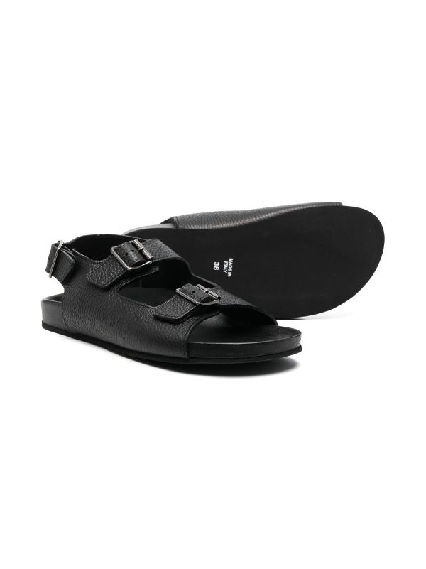 Rubber double clearance buckle sandals