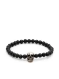 Alexander McQueen skull beaded bracelet - Black