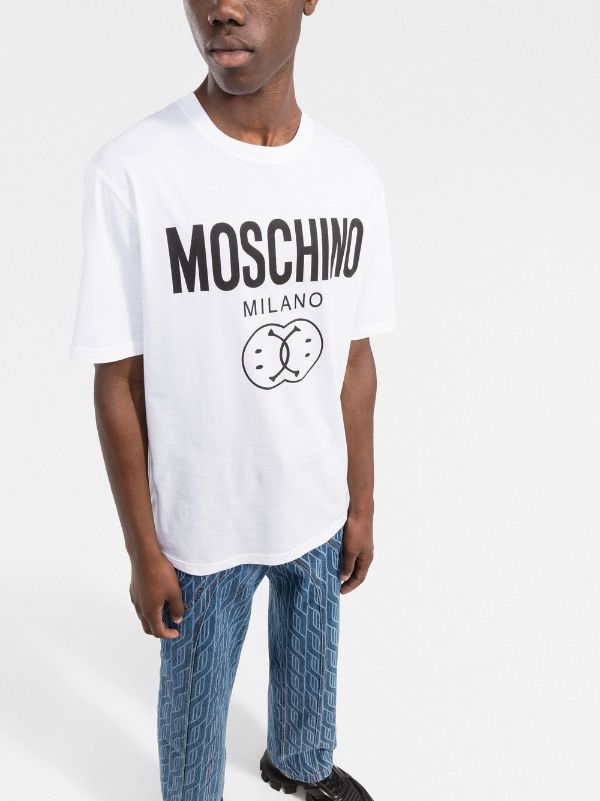 Moschino logo-print T-shirt - Farfetch