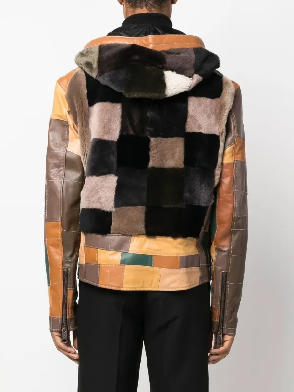Moschino パッチワーク レザージャケット - Farfetch