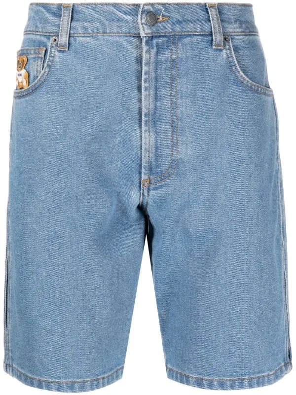 Moschino slim-fit Denim Shorts - Farfetch