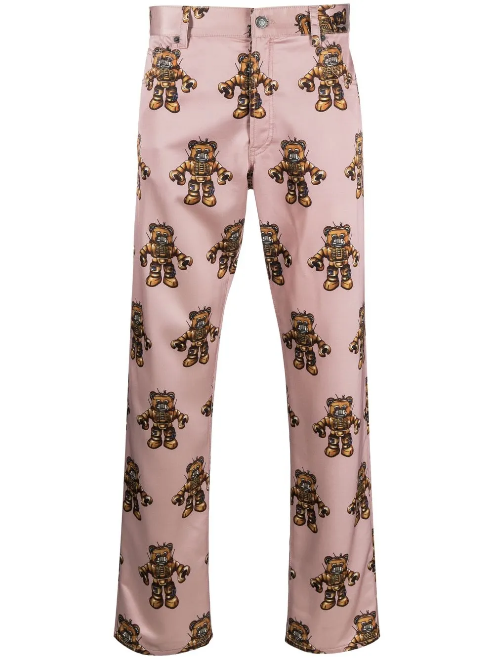 

Moschino pantalones con motivo Teddy Bear - Rosado