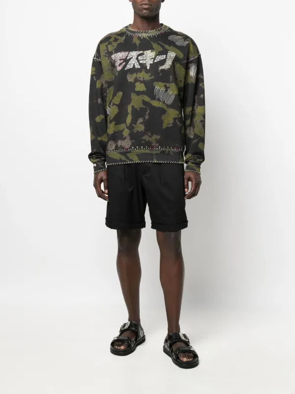 Moschino カモフラージュ スウェットシャツ - Farfetch