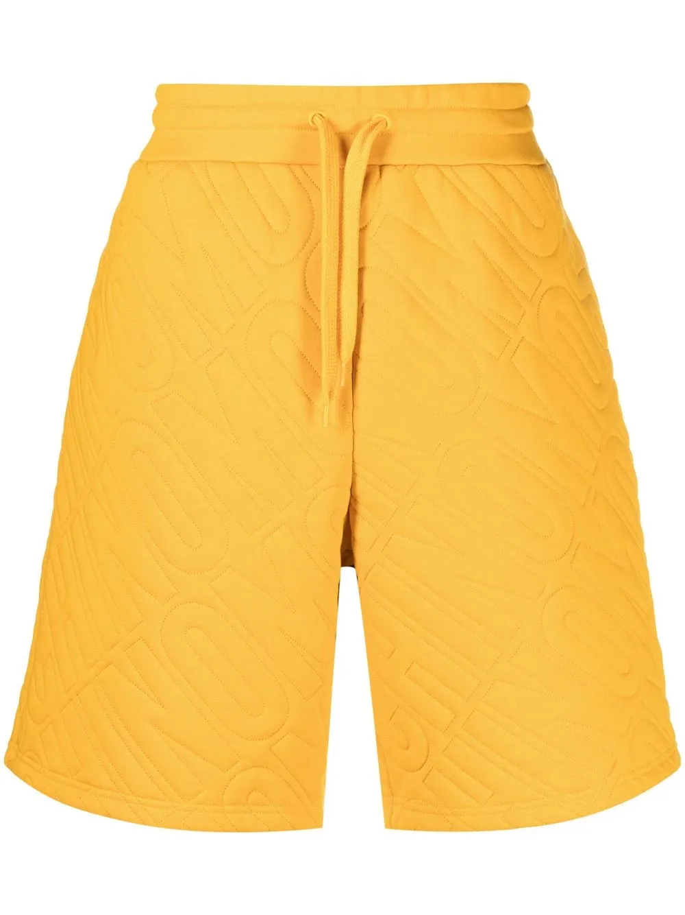 

Moschino bermudas con cordones en la pretina y logo bordado - Amarillo