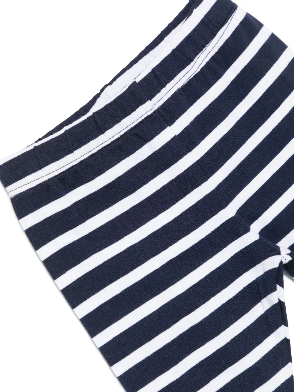 Patachou Shirt en broek met Bengaalse streep Wit