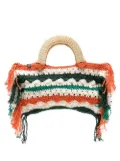 Nannacay mini Vera crochet tote bag - Orange