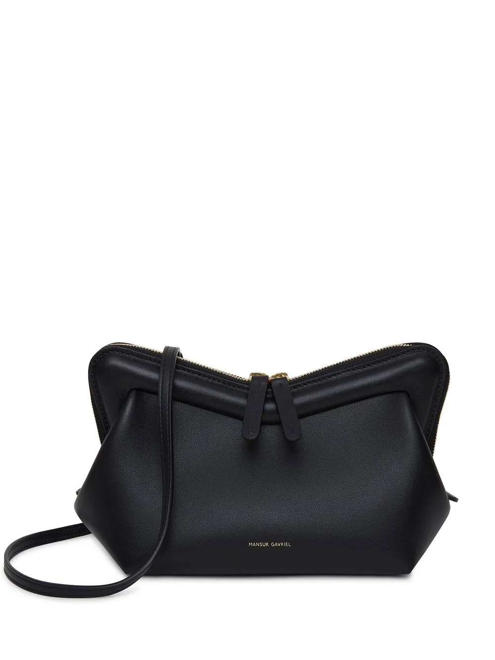 

Mansur Gavriel bolsa crossbody con armazón M mini - Negro