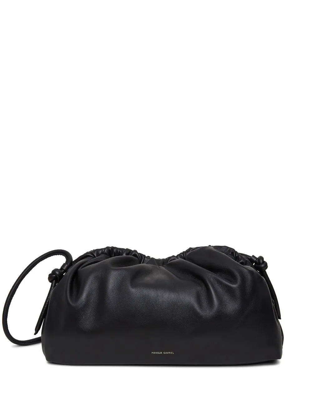 

Mansur Gavriel bolsa de mano Cloud con letras del logo - Negro